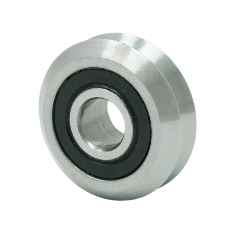 RM2-2RS V W Groove Guide Ball Bearing CNC 3/8″x1.21″x0.437″ (Qty 1)