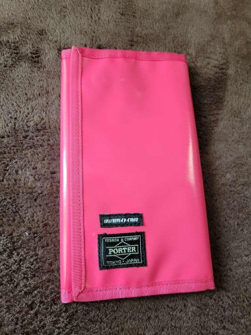 Mint condition!! PORTER Hobonichi Long Wallet Organizer Pink Passport Planner
