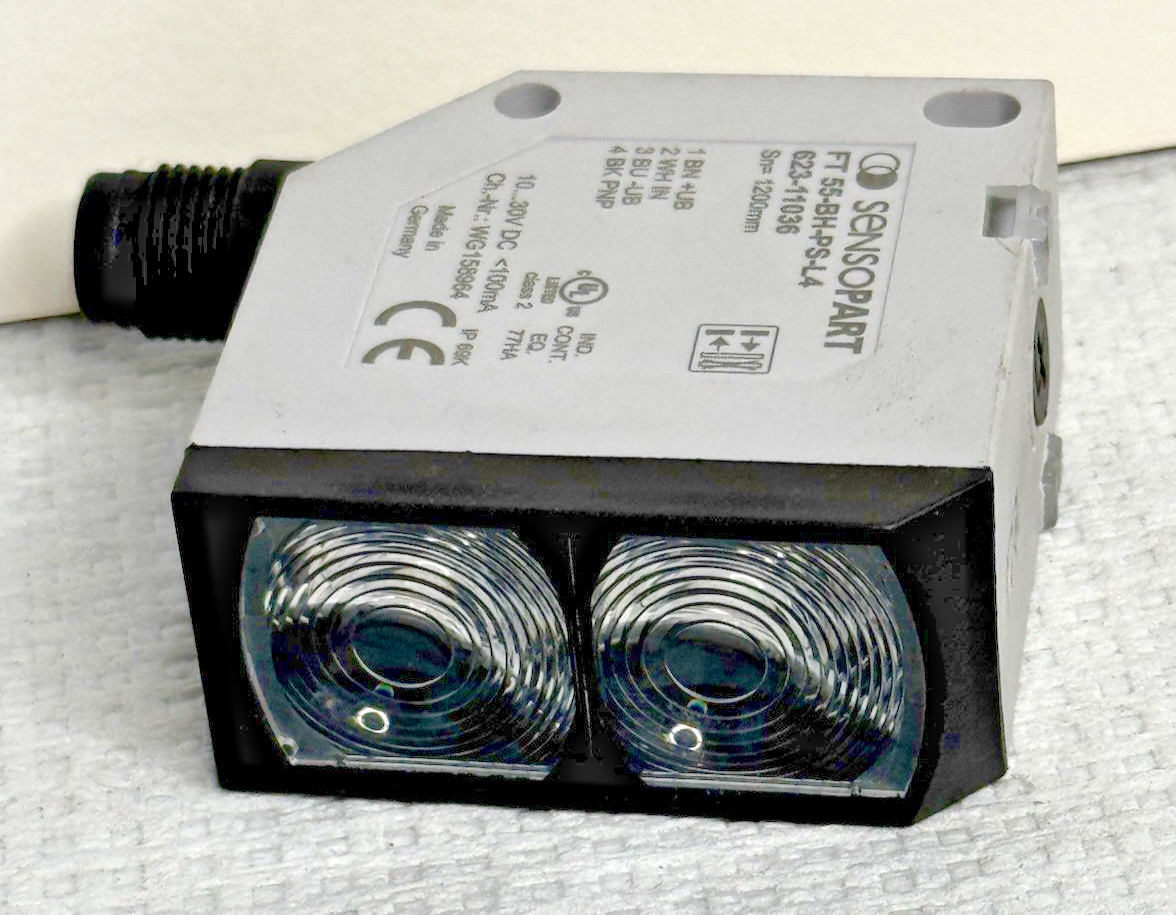 SENSOPART FT 55-BH-PS-L4 BlueLight Photoelectric Diffuse Sensor Long Scanning
