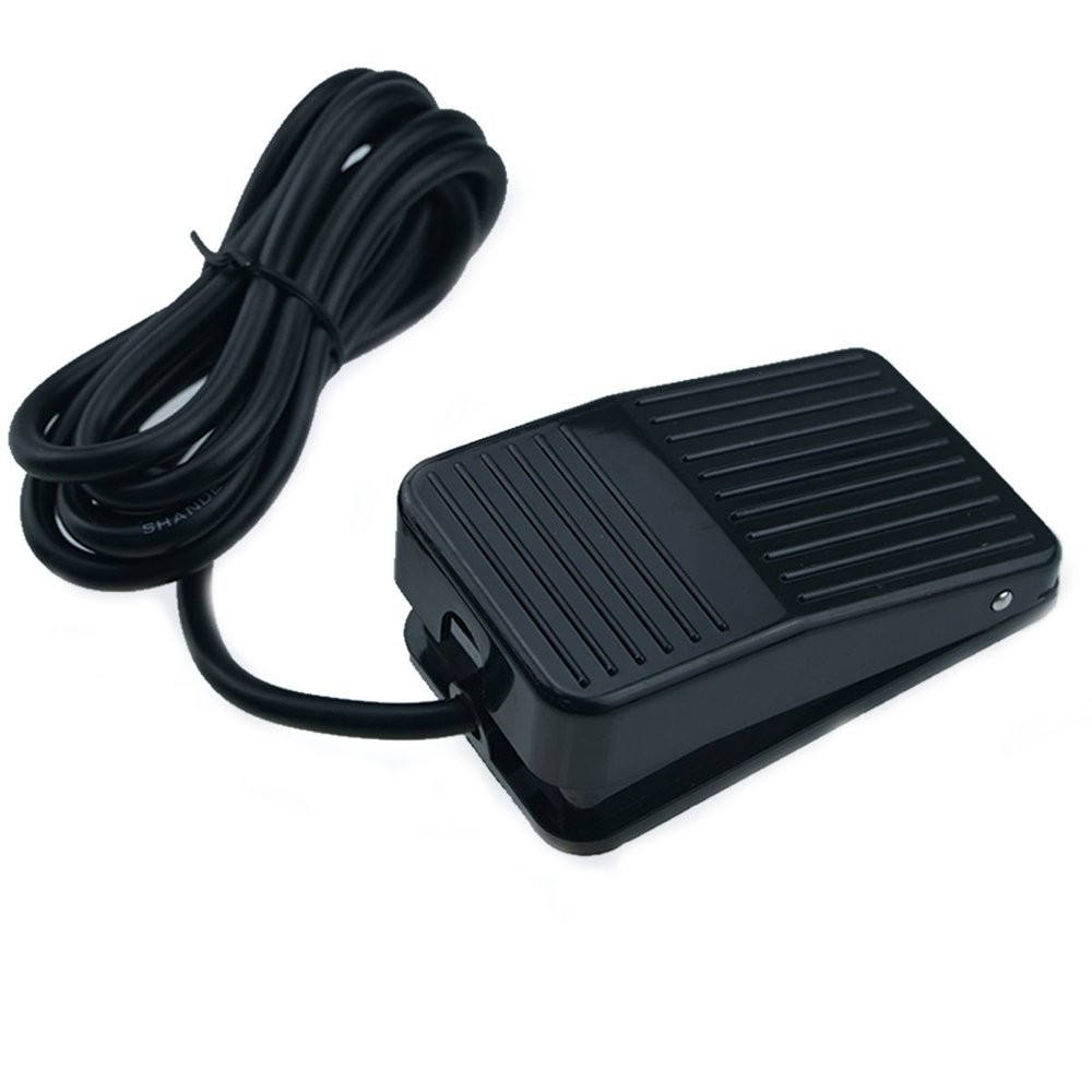 Ximimark 2 Pc Momentary Foot Controller Pedal Switch AC220V 10A SPDT Black