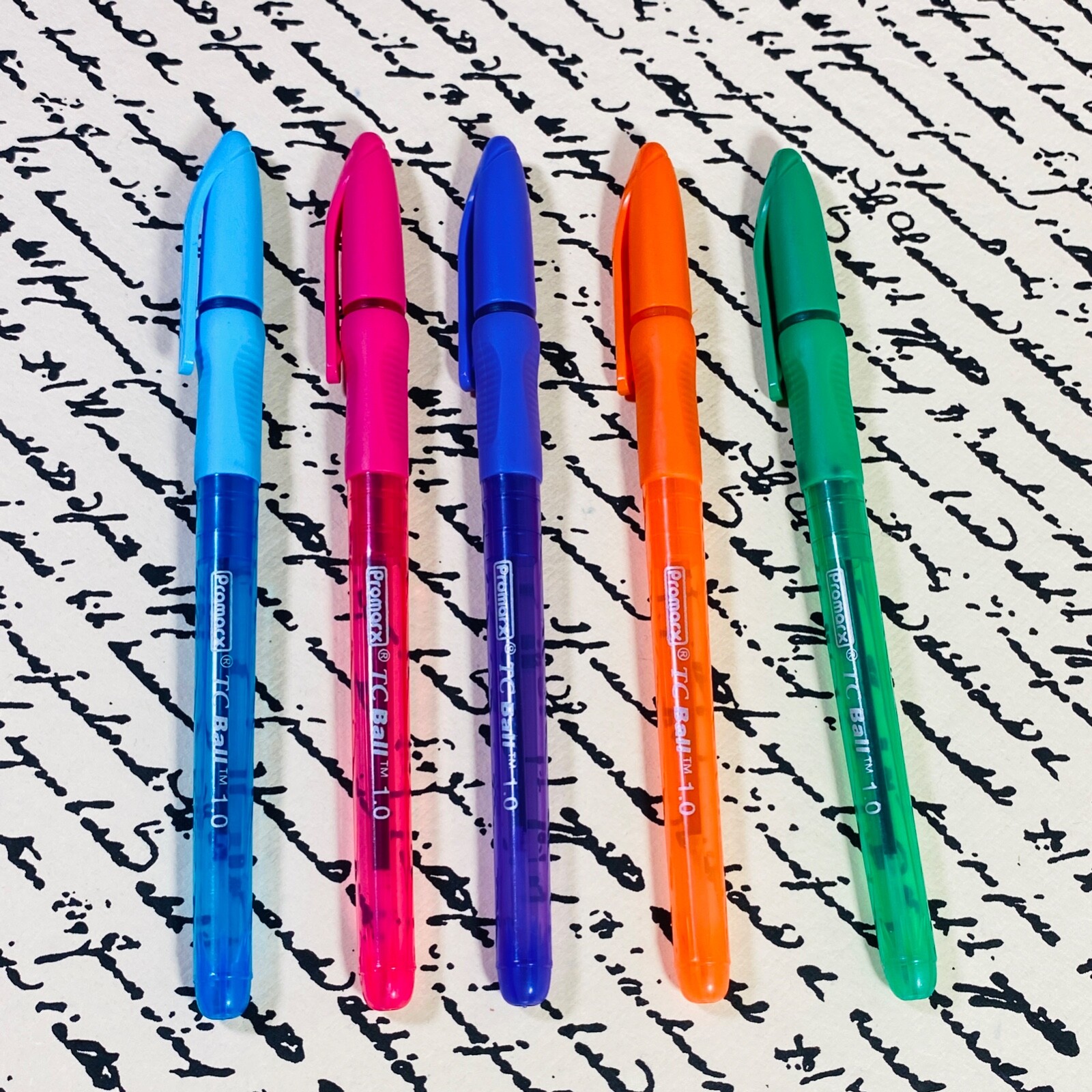 ProMarx Pens Colors Ballpoint 1.0m Comfort Grip Writing Diary Journal Calendar n