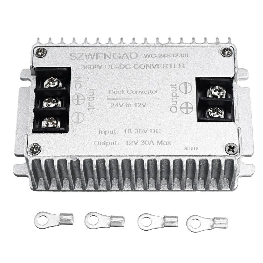 DC 8-36V 12.6V 14.6V 28V to 12V 10A Boost Buck Converter Car Voltage Regulator