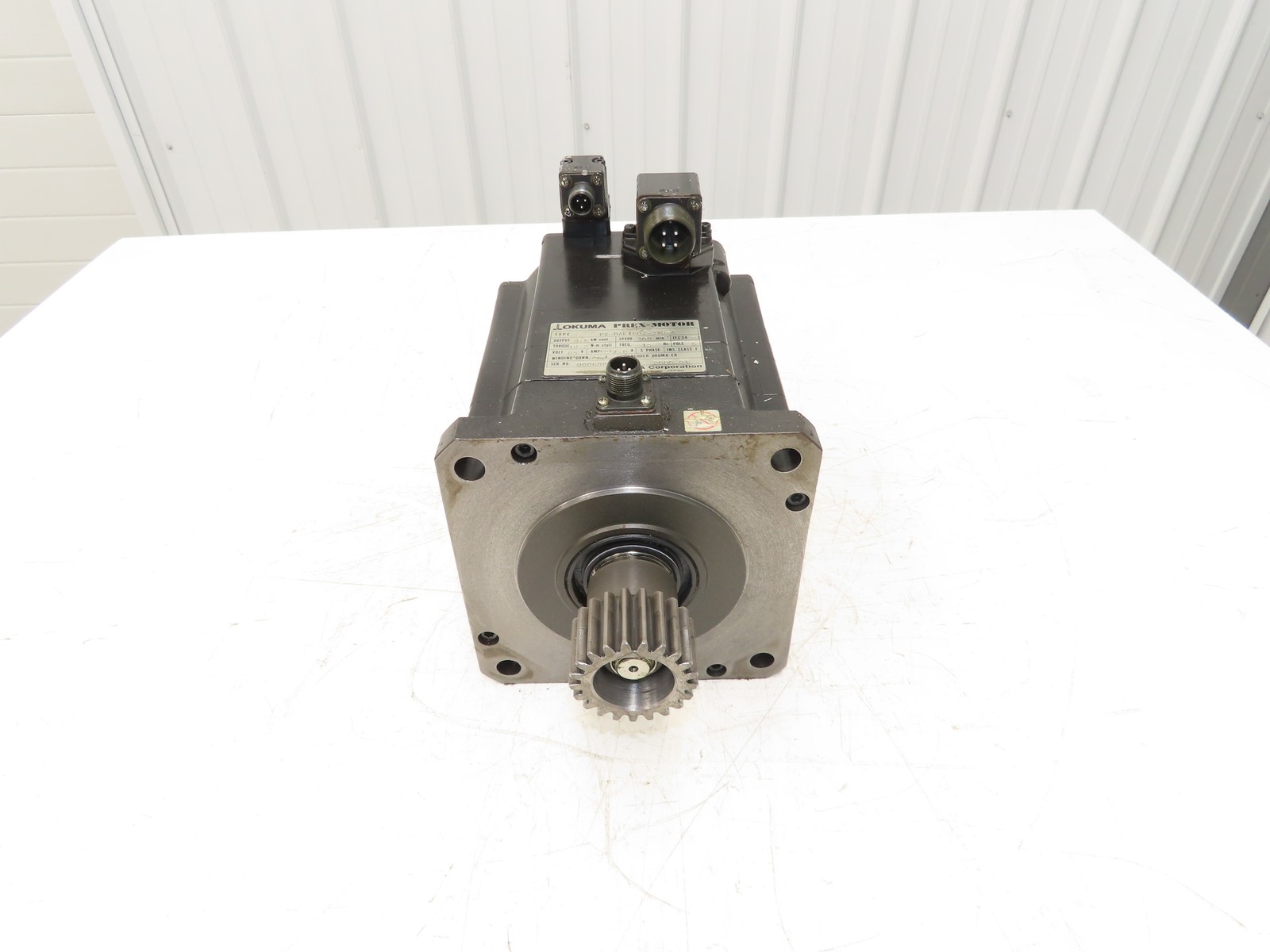 Okuma PX-MAF180J-3TB-A PREX AC Servo Motor 0.6kw 85V 300rpm Encoder ER-J-7200D