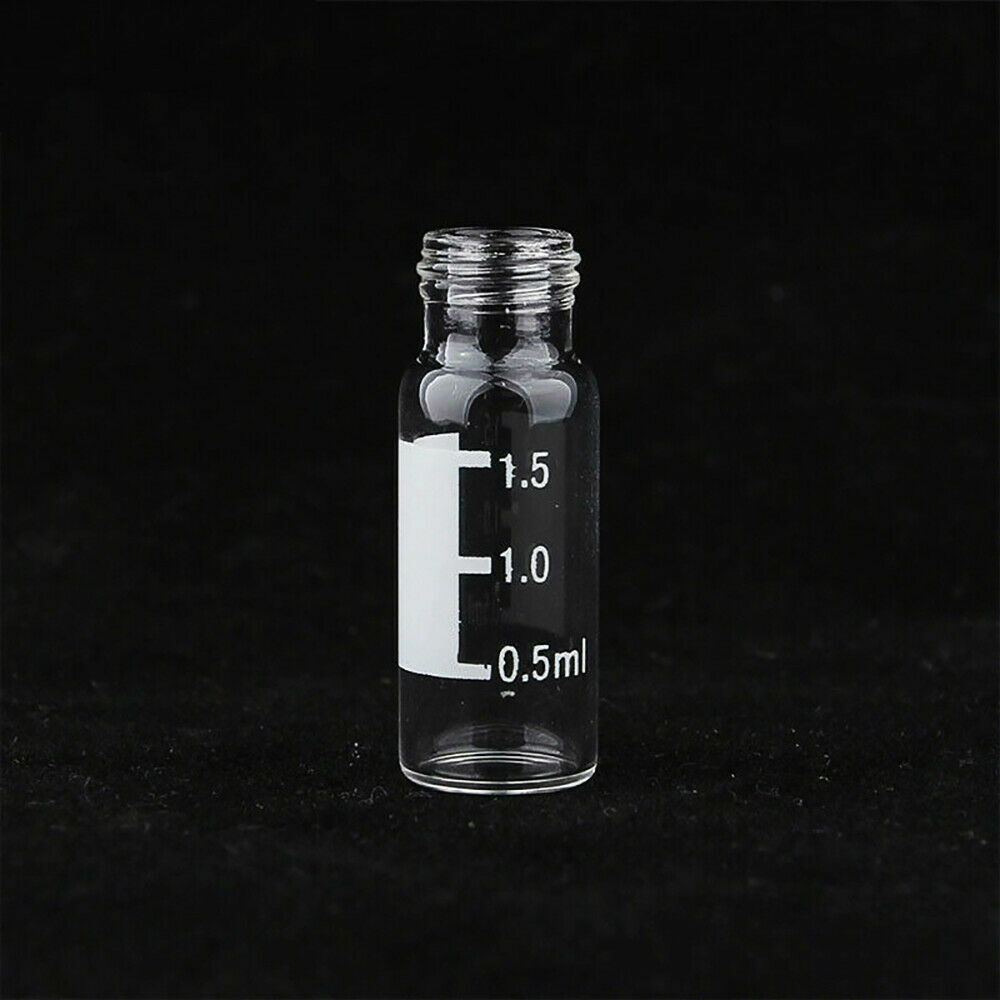 10000pcs 2mL Clear Screw Bottle HPLC Autosampler Vials for Agilent Waters Varian