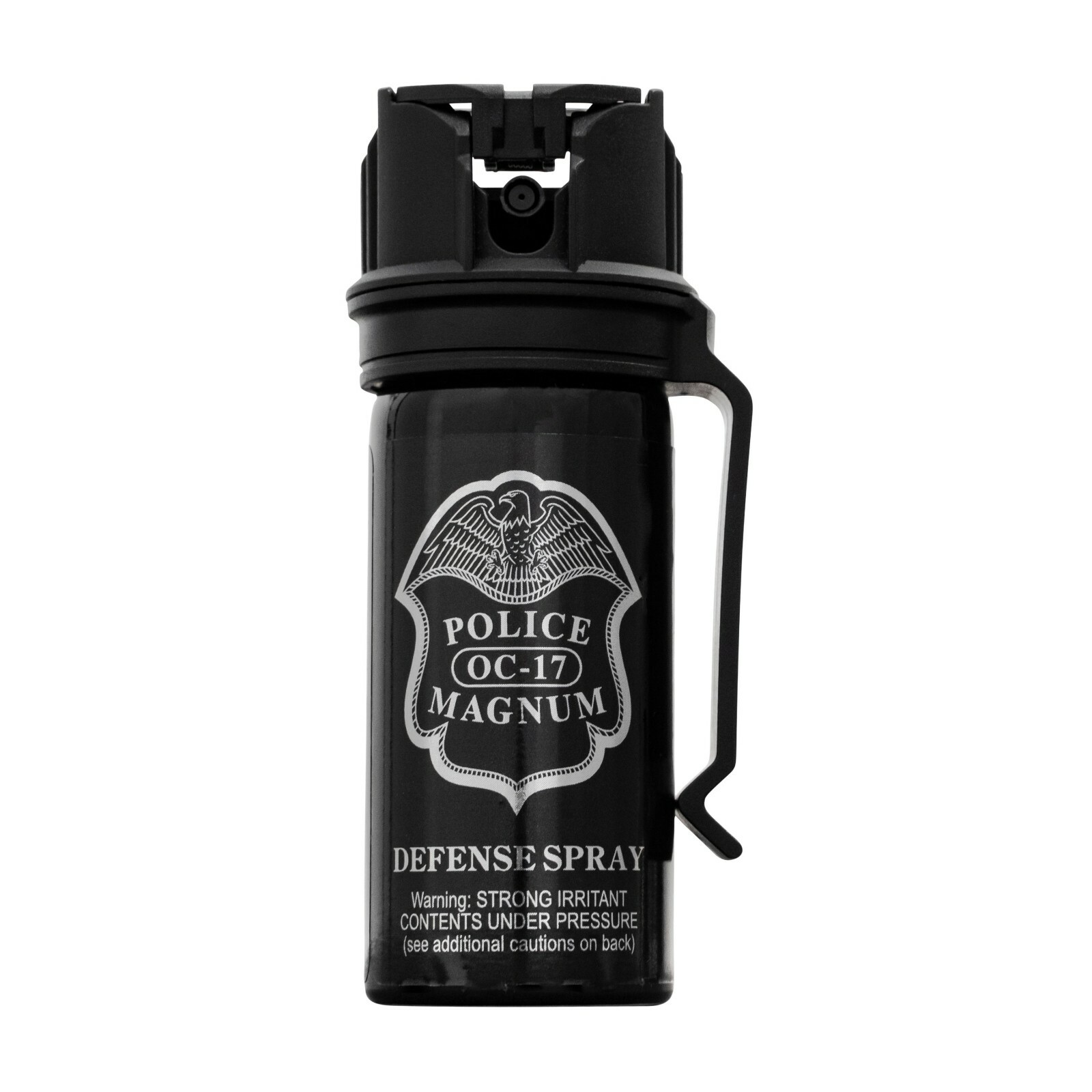 3 POLICE MAGNUM Pepper Spray 2oz Stream Flip Top Belt Clip Self Defense Security