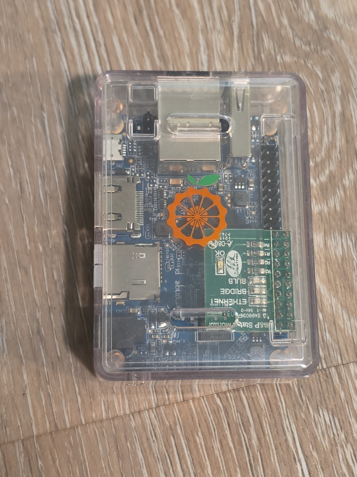 Orange Pi Single Board Computer Clear Case Micro SD Ethernet Card Lot
