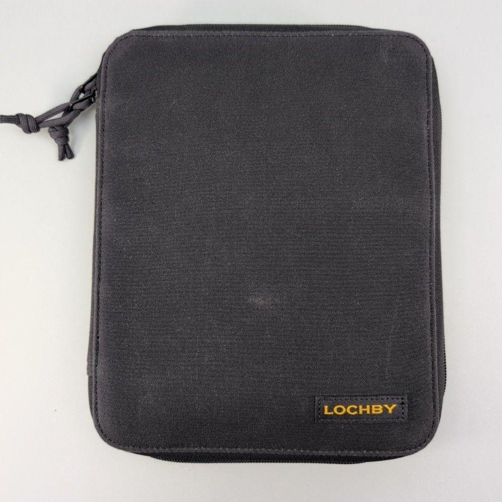 LOCHBY Daily Folio A5 Black Yellow YKK Travel Pen Case Pouch