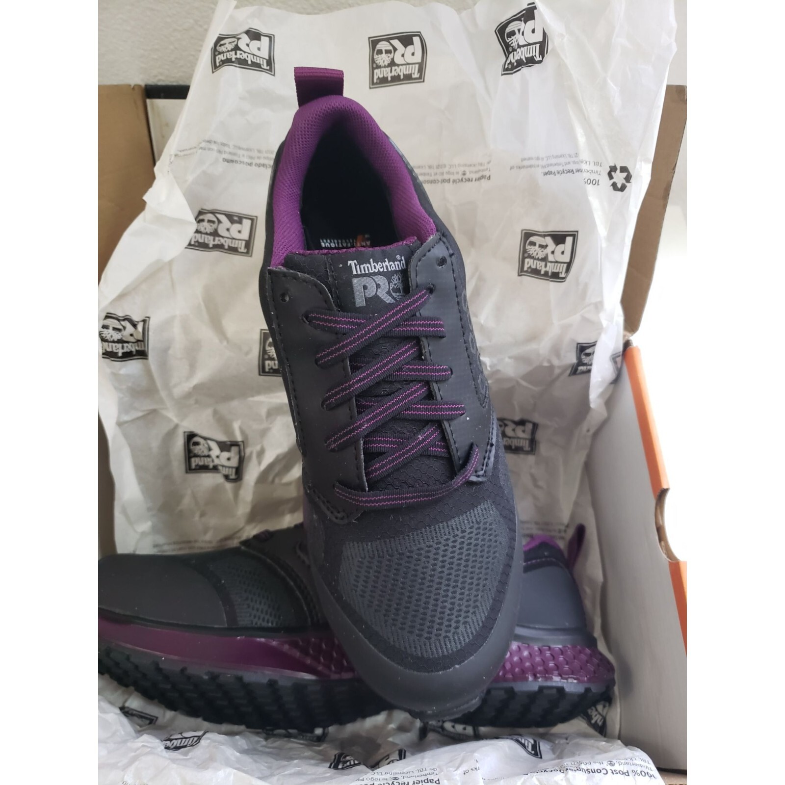Timberland PRO WOMEN’S REAXION COMPOSITE TOE WORK SNEAKER Size 8