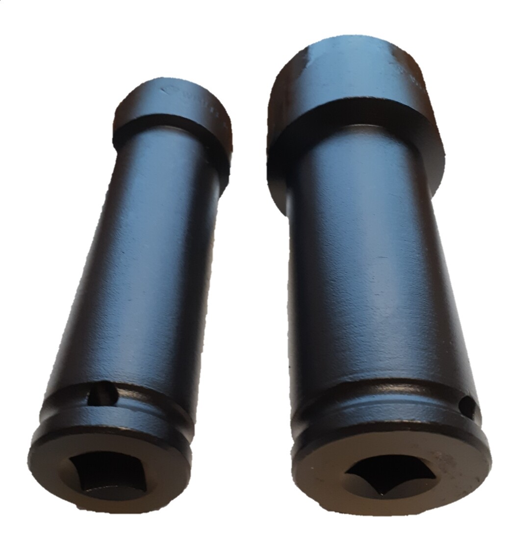 White USA Lineman Sockets 3/4×13/16 and 1×1-1/8 Combo Deal Buy Together and Save