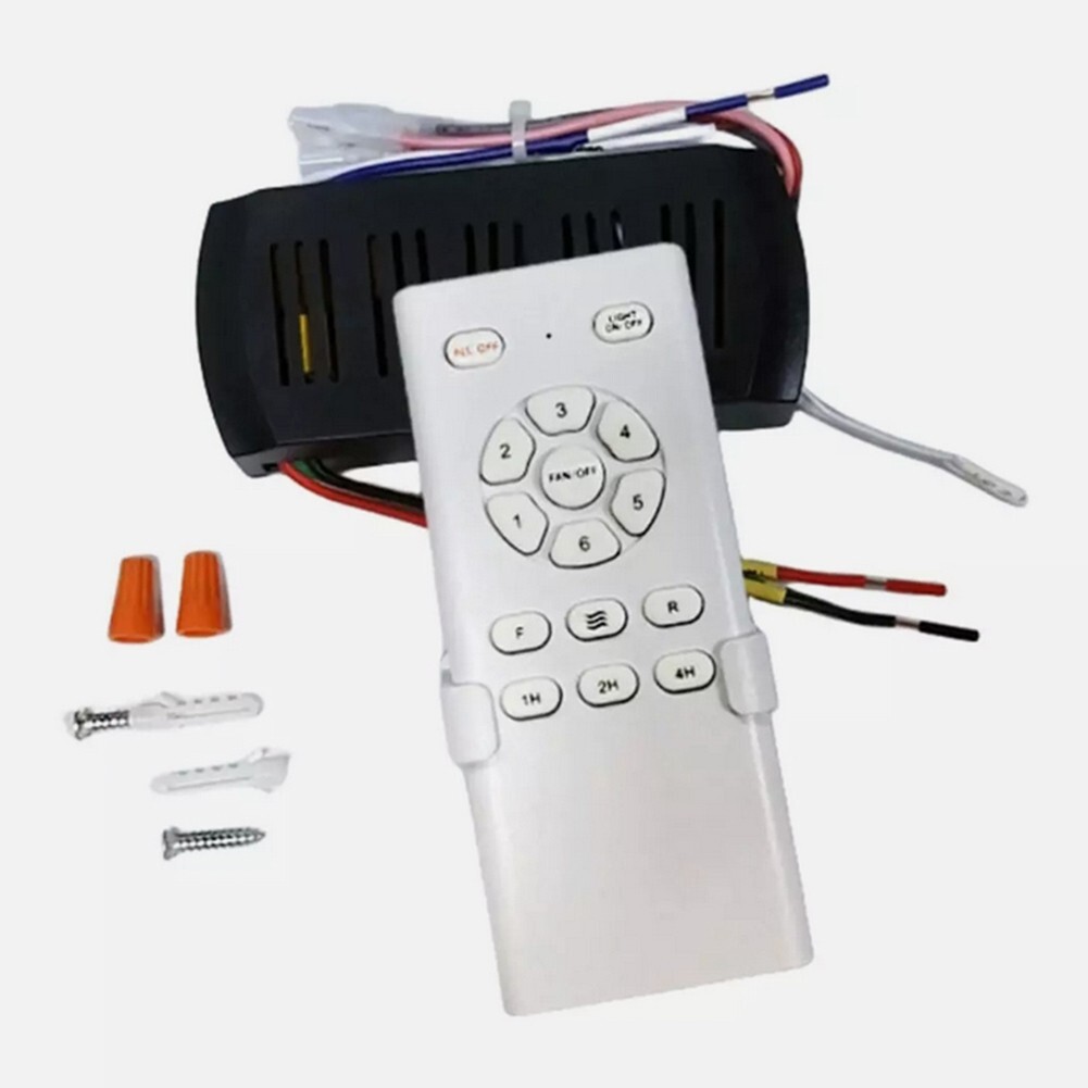 DC Output Ceiling Fan Receiver With 6 Speed Remote Control Functionality