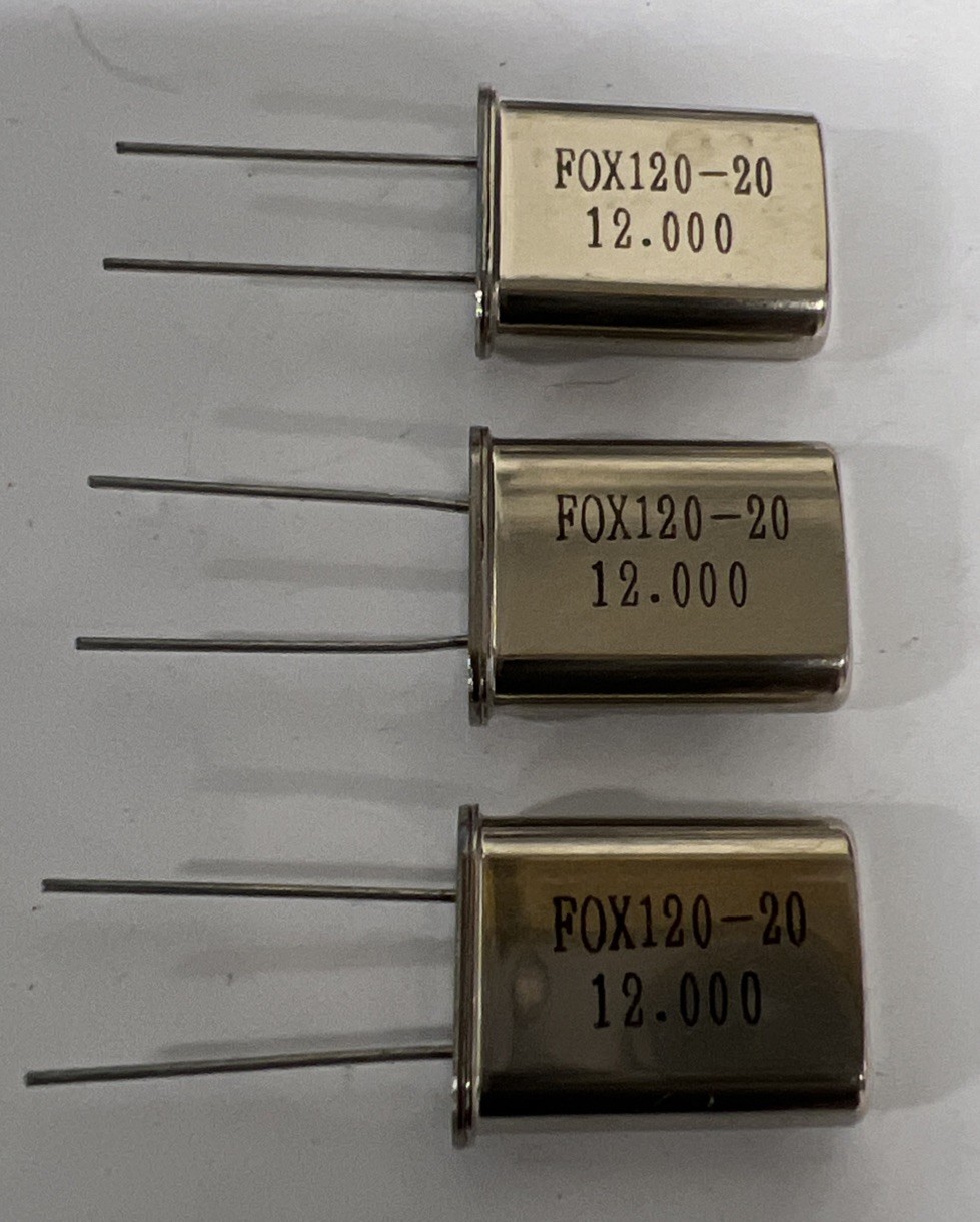 FOX120-20 12.000 12.000 MHz quartz crystal oscillator New Quantity of 3