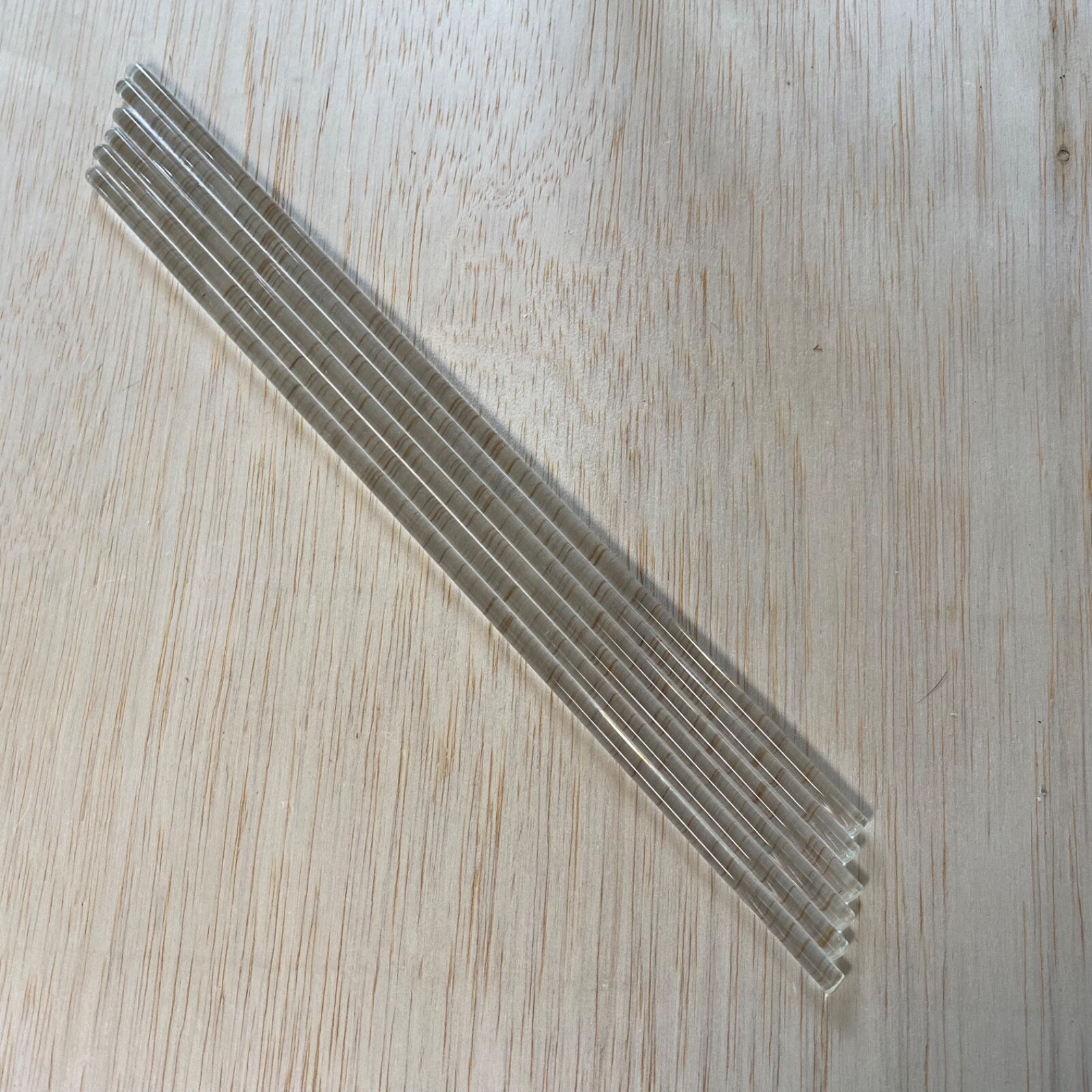 6 Pack Glass Stirring Rods 12″(300MM) For Science Education, Lab & Kitchen Use