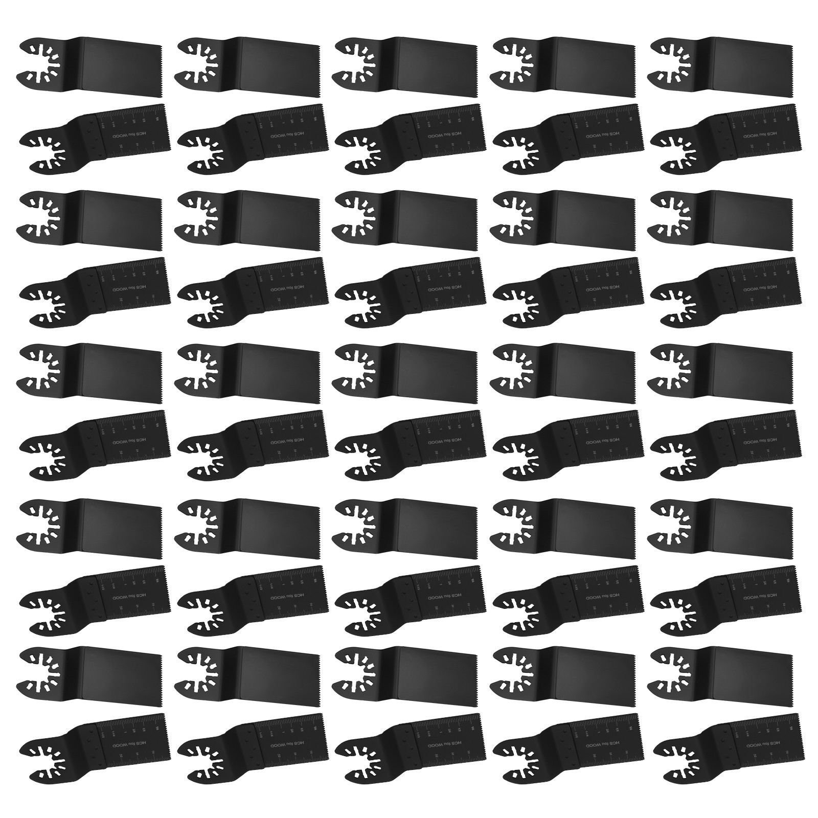 50 x Universal 34mm Oscillating Multi Tool Saw Blades Carbon Steel Cutter Fast