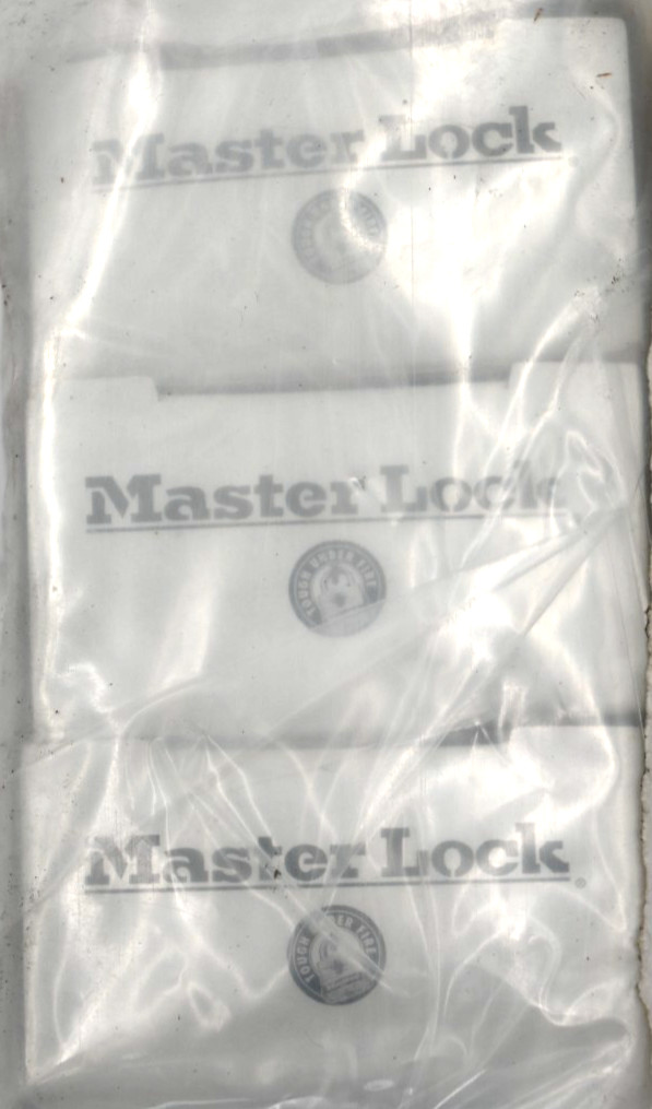 MASTER LOCK 406KABLKLZ32KS PADLOCK , ISOLATION MAS Key: 13F813(SET OF 3PCS)