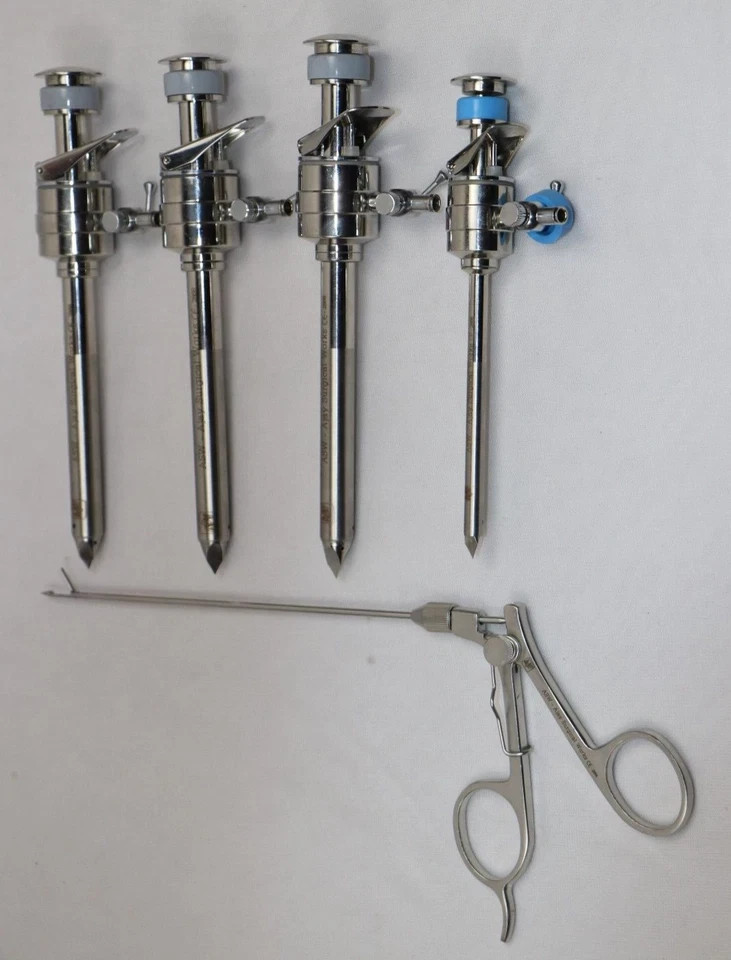25Pcs Laparoscopic Instrument Set 5mmx330mm Reusable SS Surgical Kit CE Approved