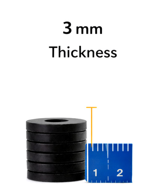 Rubber Washers 10mm ID x 20mm OD x 3mm Thick Oil Resistant Various Package Sizes