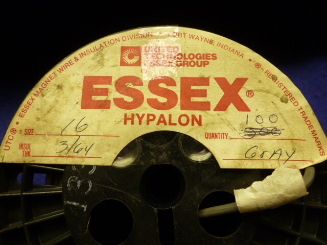 100 foot Stranded #16 Tinned Copper Essex 600 Volt Appliance Hookup Wire Hypalon