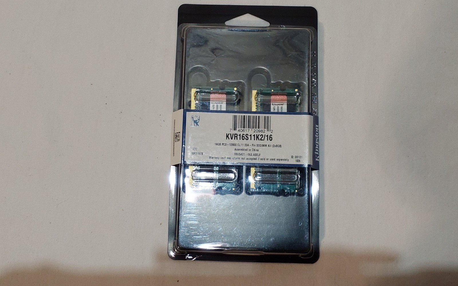 Kingston Technology 32 GB (16×2) KVR16N11K216
