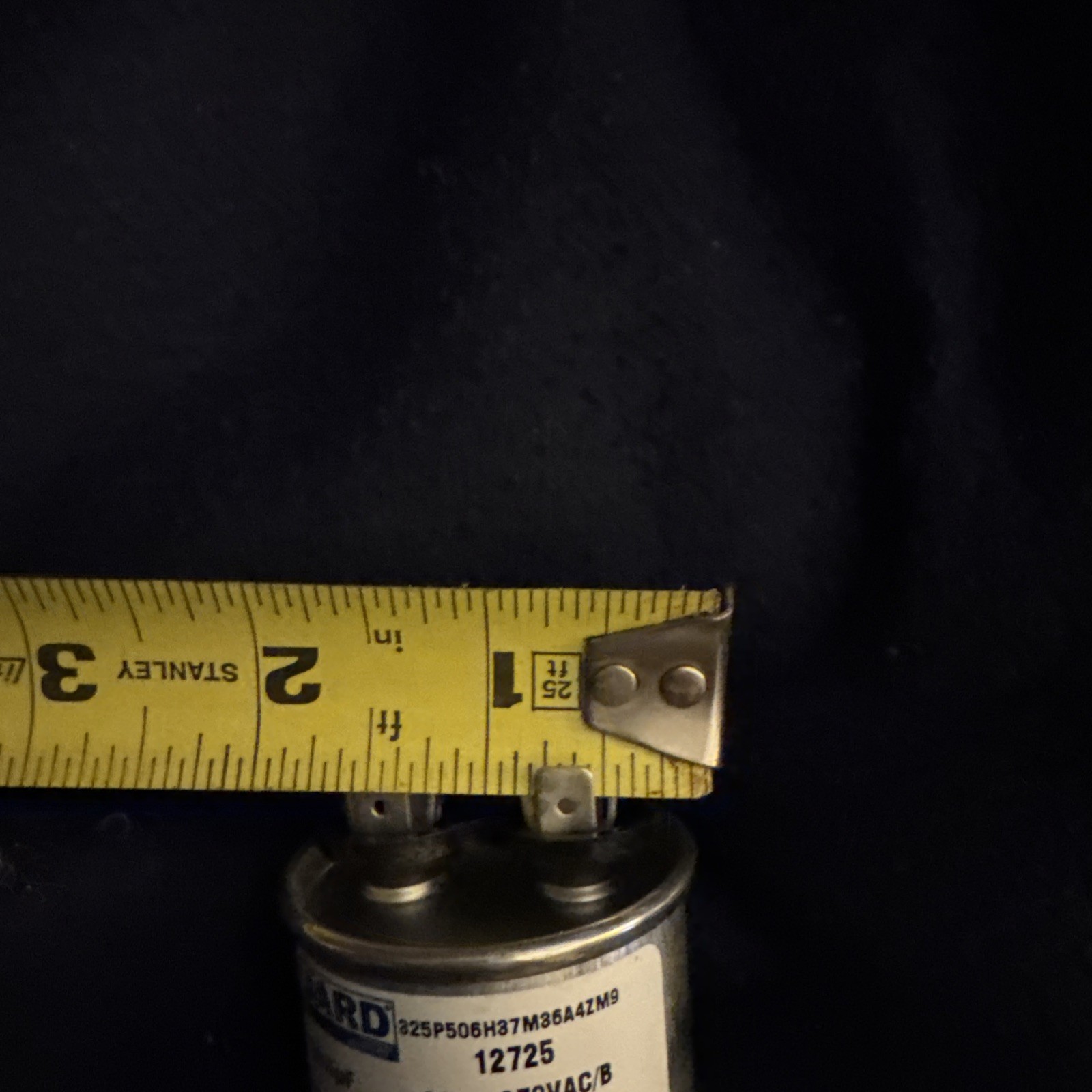 NEW Jard 50.0uF/MFD +/-6% 50/60Hz Motor Run Capacitor 370V 325P506H37M36A4ZM9