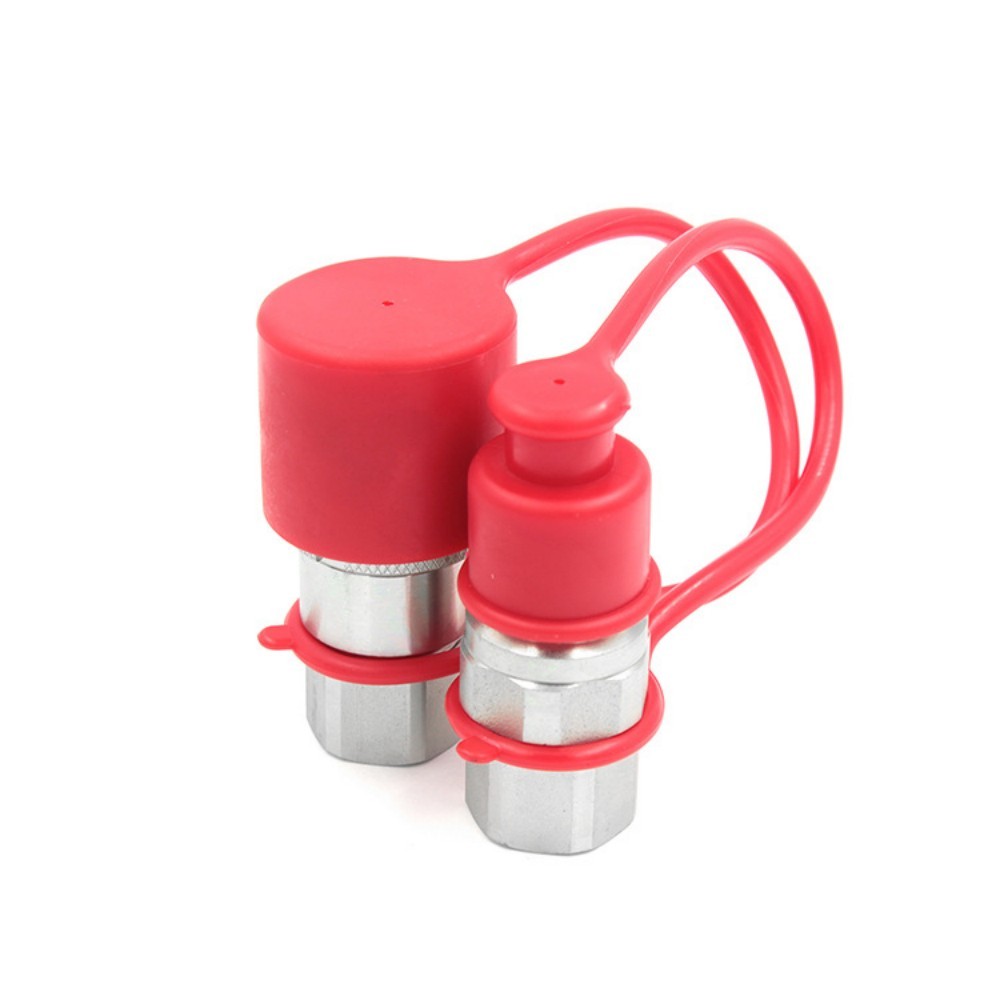 1/2″ NPT Hydraulic Flat Face Quick Connect Couplers Skid Steer Coupler ISO 16028