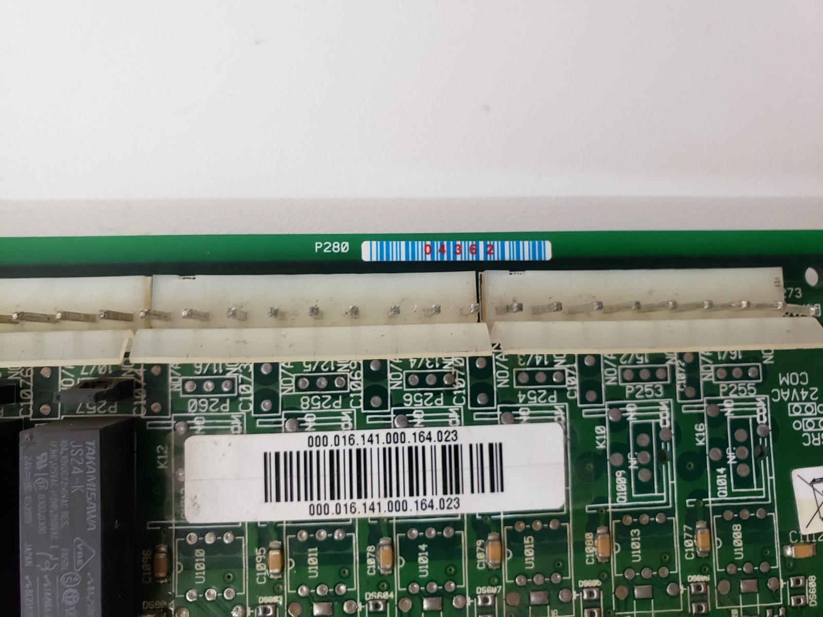 Johnson Controls 025-36103-010 Circuit Control Board Rev. 1.63 IP YK-DCU1311-0