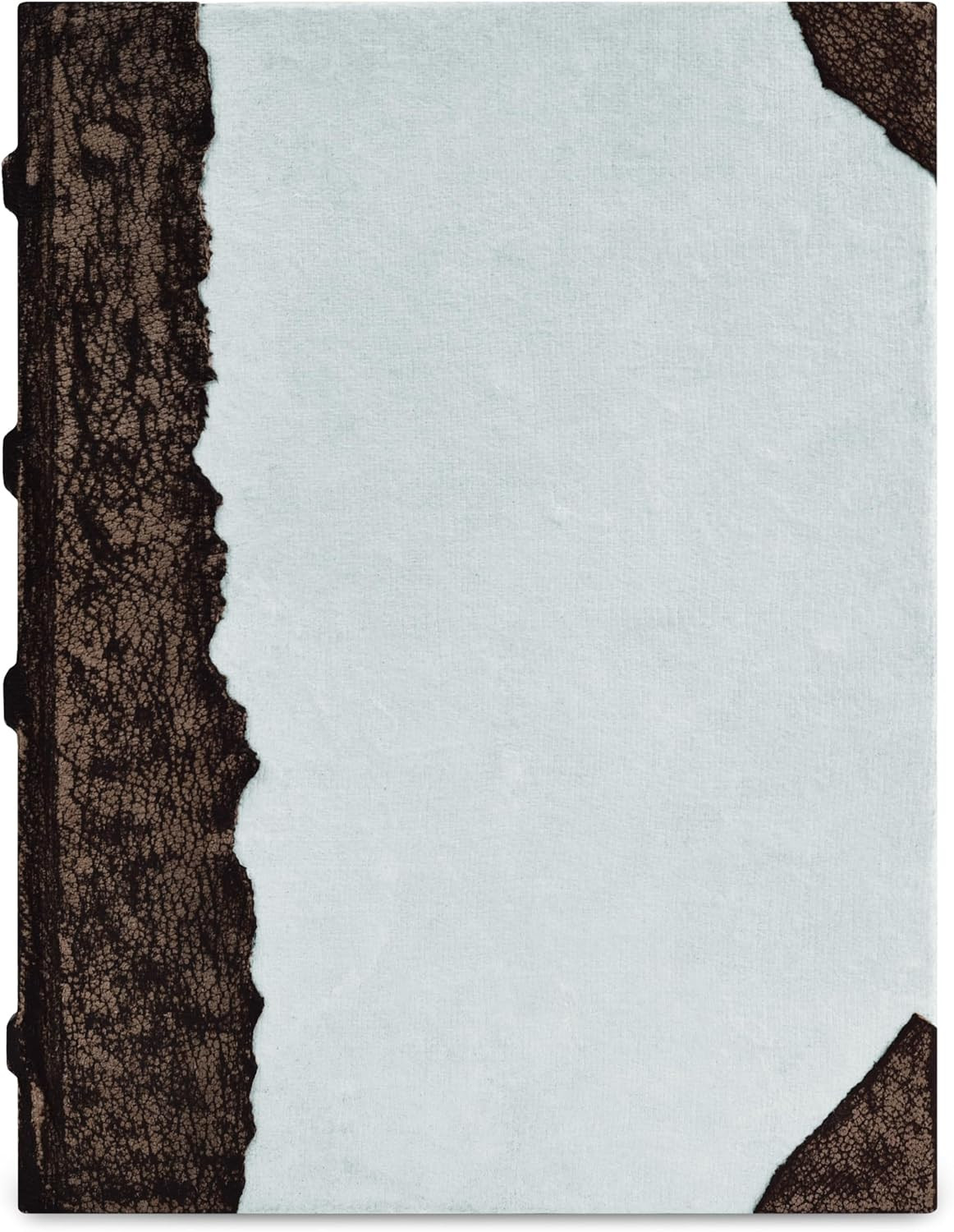 Rustic Vintage Leather Bound Journal – 200 Pages Handmade Antique Deckle Edges W