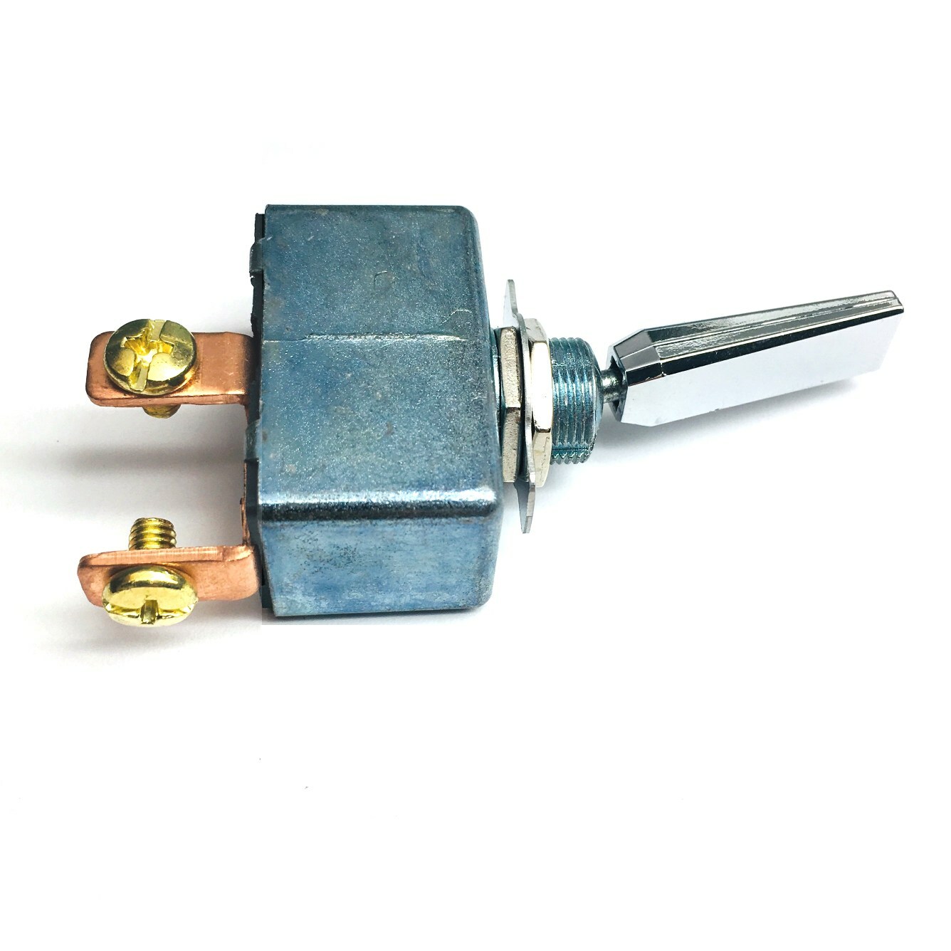 NEW High Current 50 Amp 12-14 V DC Automotive SPST Chrome Toggle On-Off Switch
