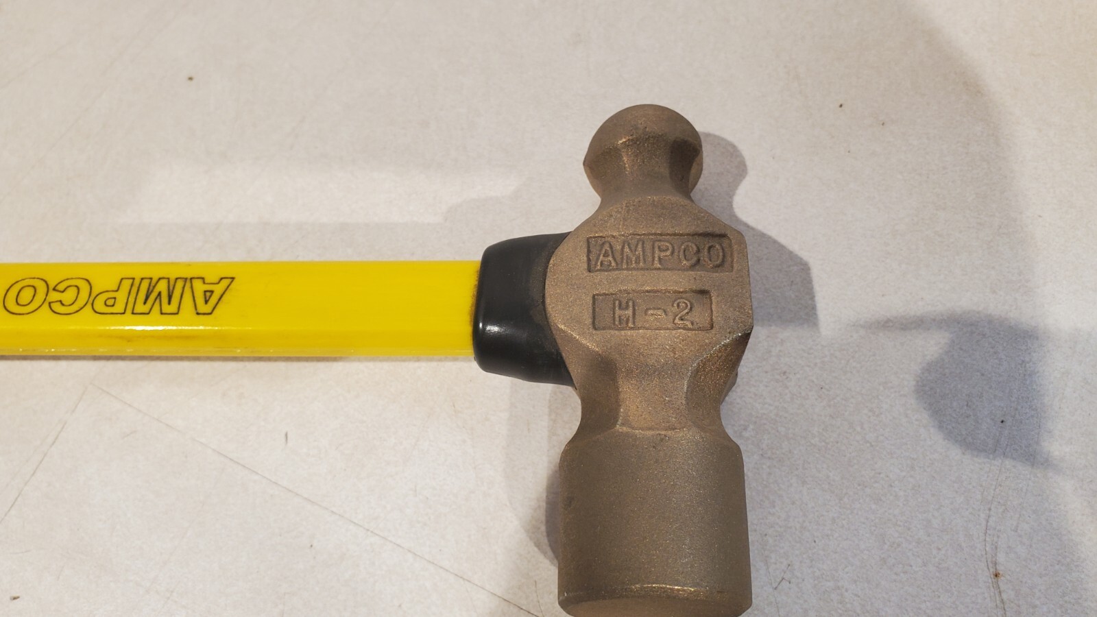 Ampco 1-1/2 Lb Head Aluminum Bronze Non-Sparking Ball Peen Hammer