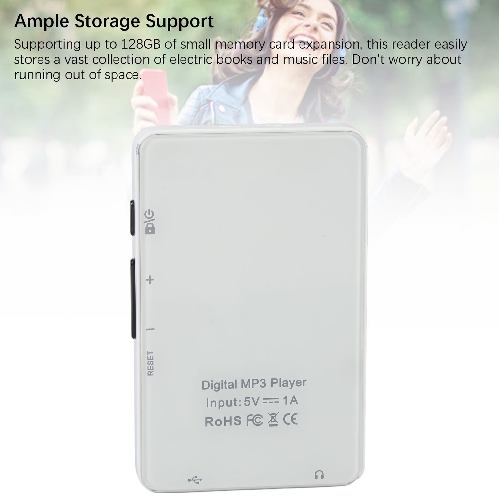 Electric Book Reader Portable 2.7 Inch Ink Screen Portable Electric Reader RPYF
