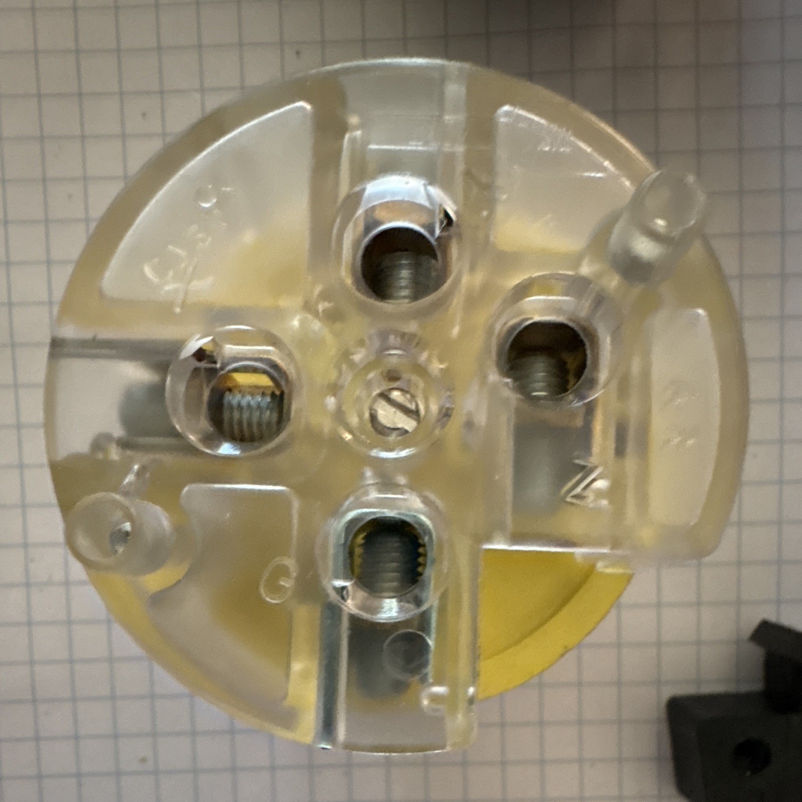 Pass & Seymour Type B Angle Plug 50A 125/250V Angled Connector Yellow/Black
