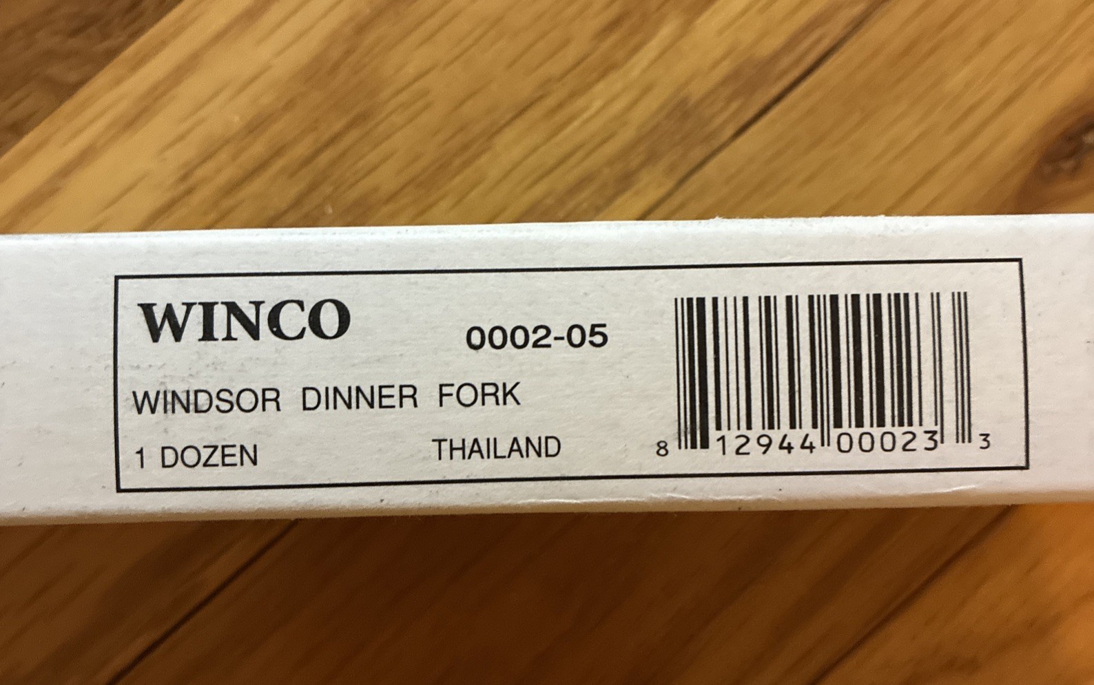 2 Winco 0002-05 Windsor Medium Weight Dinner Fork Sets – 2 Dozen