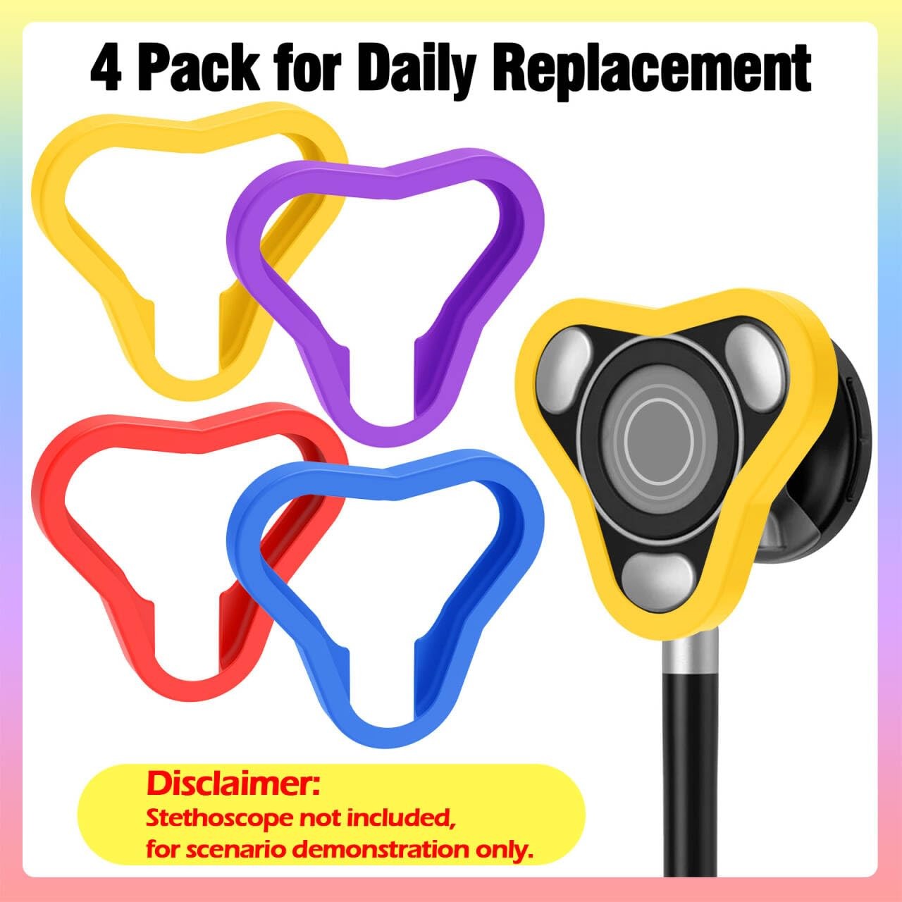 Open Protection Cover Compatible with EKO Core 500 Digital Stethoscope – 4 Pa…