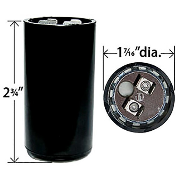 324-389 uF x 110/125 VAC – BMI Start Capacitor # 092A324B125AC1A Made in The USA
