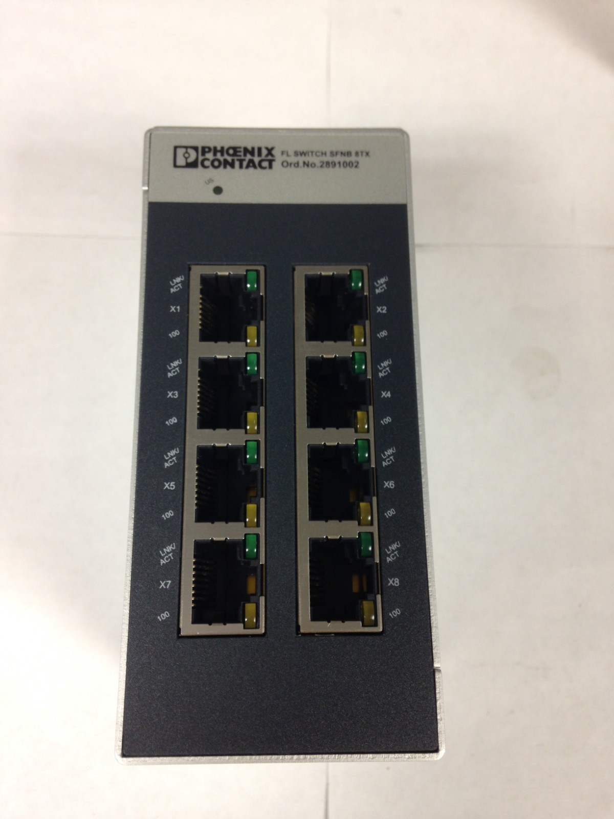 Phoenix Contact FL SWITCH SFNB 8TX Unmanaged 8 Port Switch 27 TESTED WORKS