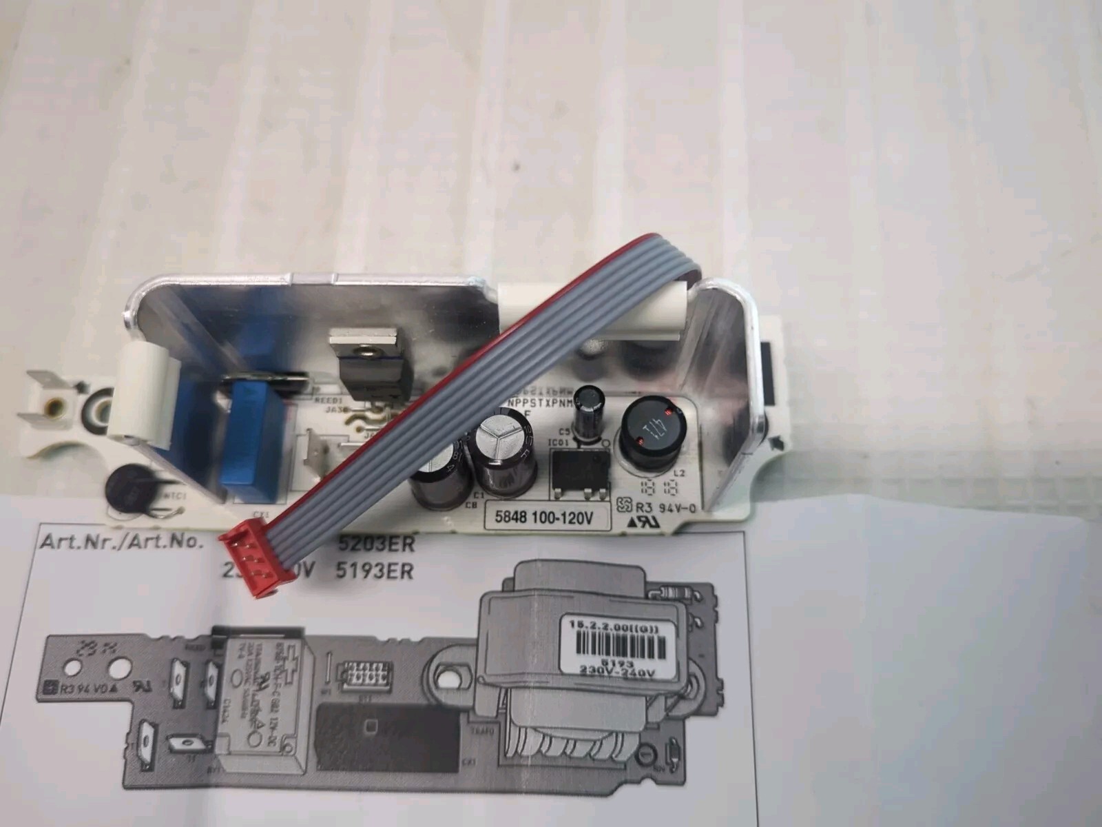 Windsor Karcher Power Supply 86385730 PCB 5848ER SENSOR XP12 120V 8.638-573.0