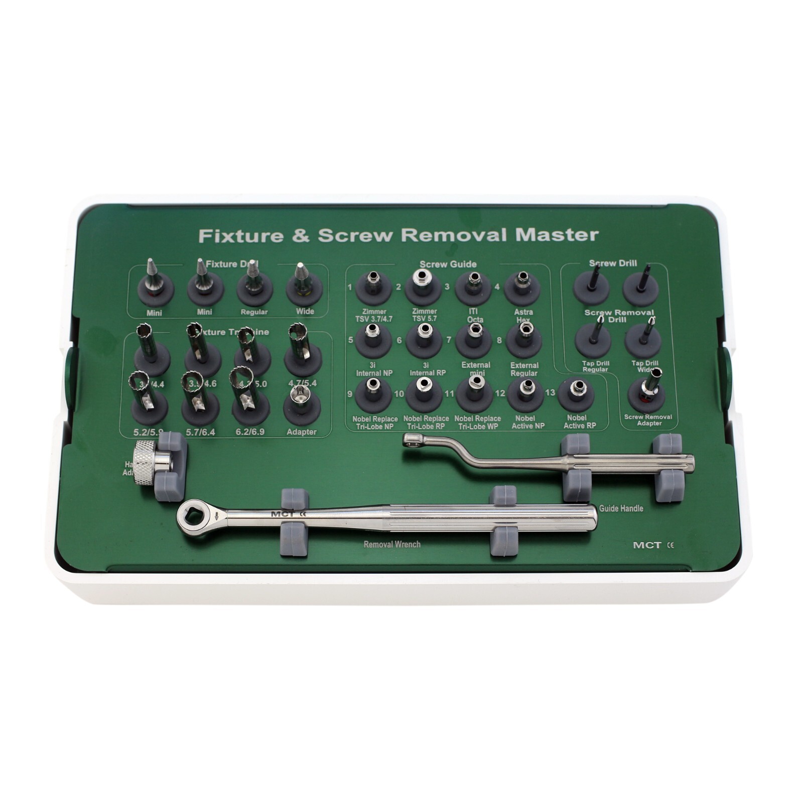 Salvin Implant Rescue Kit MCT FSRK-02 Implant Fixture & Fractured Screw Removal