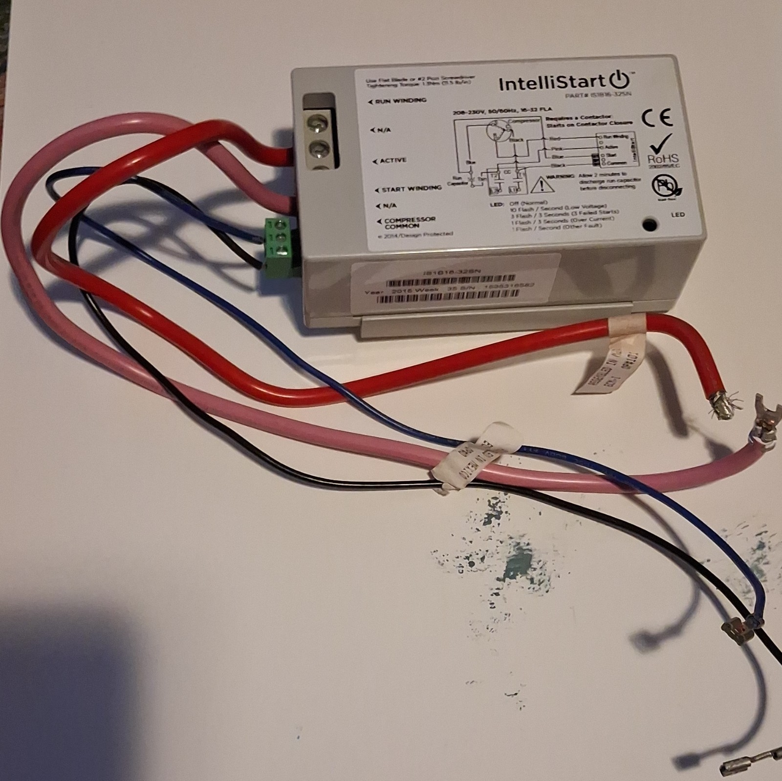 IntelliStart Compressor Soft Starter IS1B16-32SN 208-230V 50/60Hz 16-32 FLA