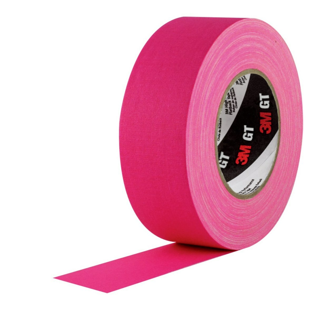 (1 ROLL) 3M Gaffers Tape PINK 2″ x 54.6 YD GT2 Premium Matte Cloth – NEW