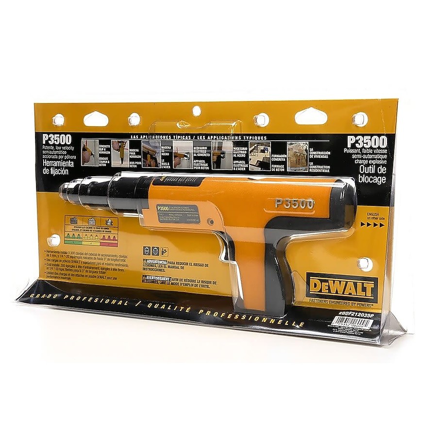 DeWalt P3500 Semi-Auto Powder Actuated Fastening Tool DDF212035P (Tool Only)