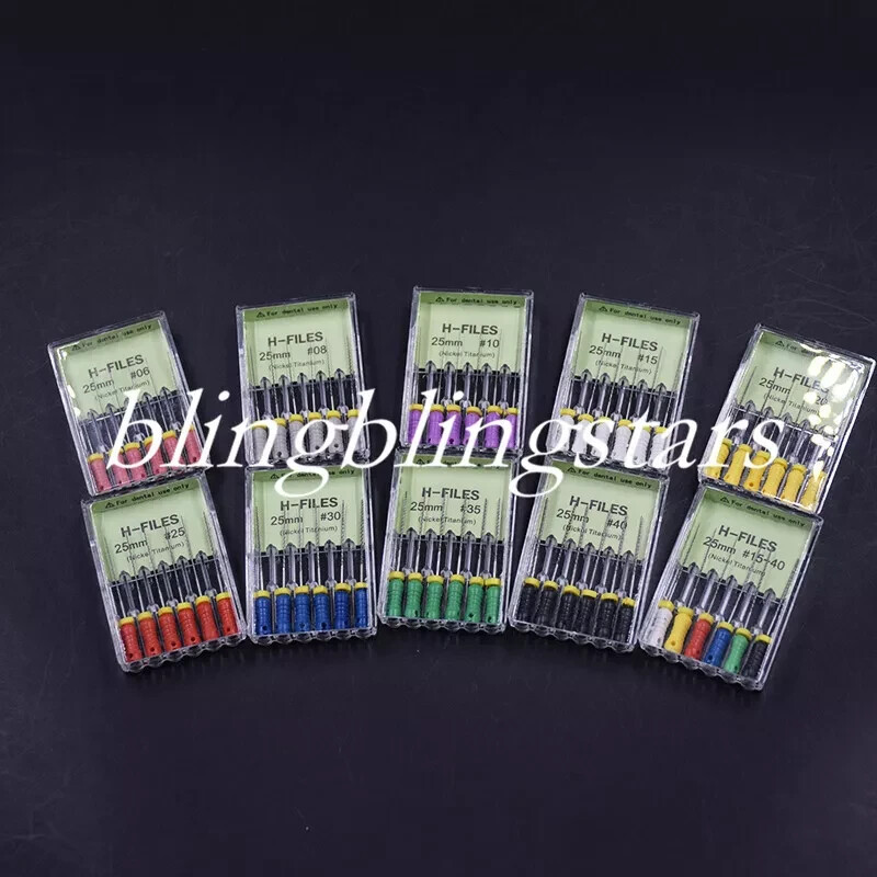 Dental Endodontic Endo Niti Nickel Titanium Root Canal File H-FILES 21/25/31mm