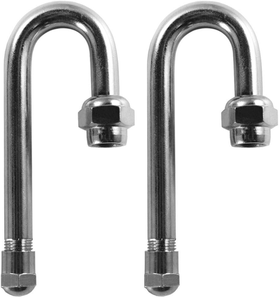 Dually Valve Stem Extensions, Set of 2 180 Degree Metal Dual Wheel Valve Stem