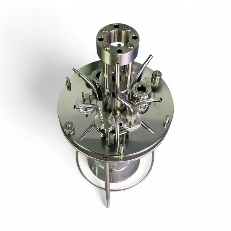 Sartorius Applikon Biotechnology -1/0.5 Barg Bioreactor Vessel Headplate & Stand