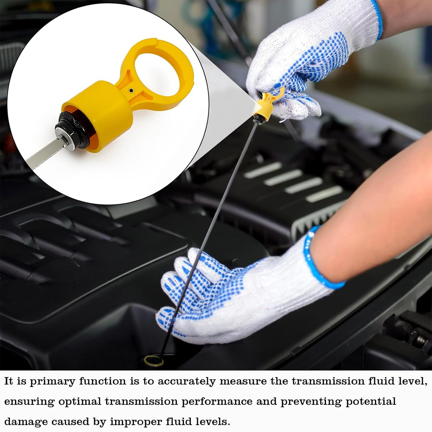 53034117AB Transmission Fluid Dipstick, Compatible with Dodge Ram 2500 3500 6.7L