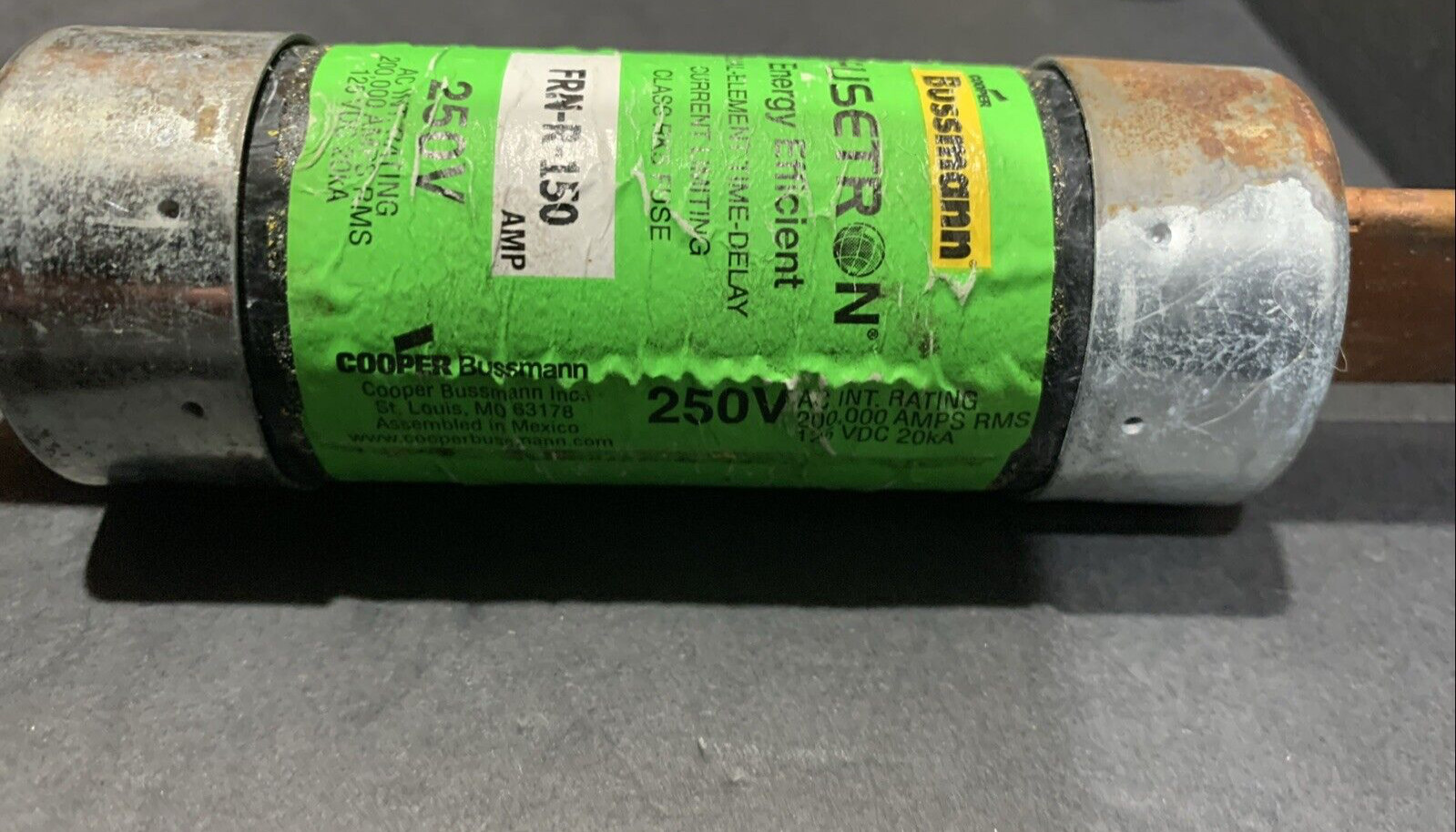 Bussman Fusetron FRN-R-150 150 Amp 250V RK5 Fuse FRNR150