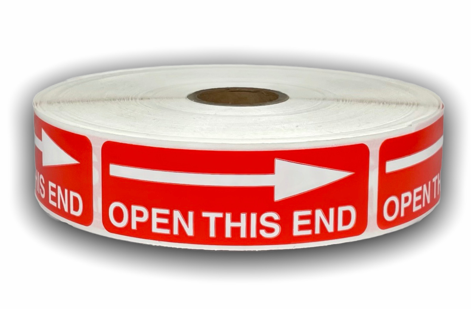 1000 Labels – 1×3 Open This End (Arrow) Label Shipping Adhesive Fragile Stickers