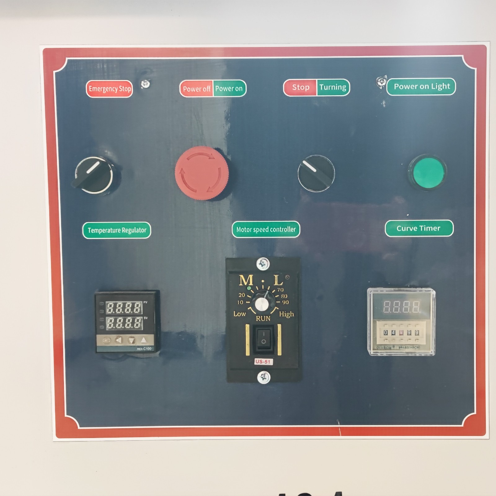 Heavy-duty Edge Banding Machine for Curved&Straight Line W/Control Panel 110V