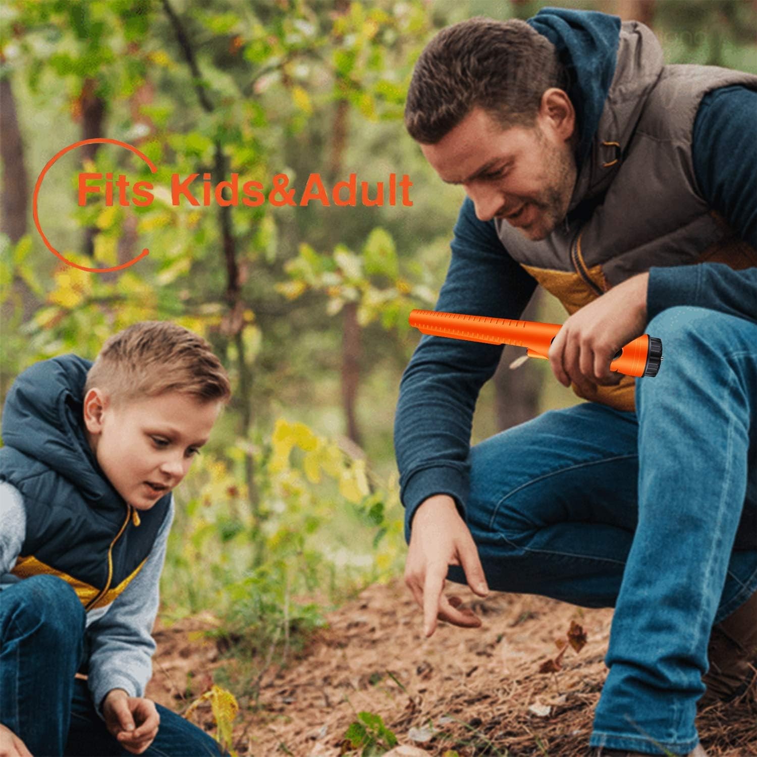 Fully Waterproof Pinpoint Metal HS08 Orange Pinpointer