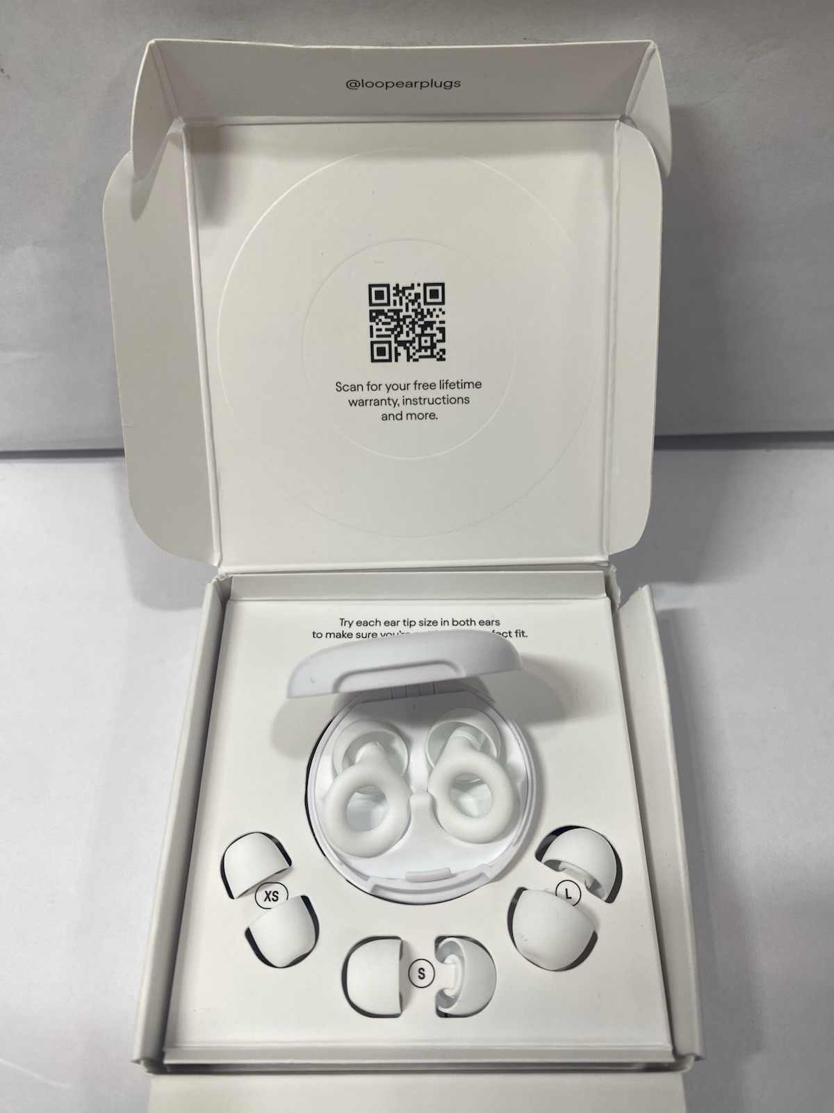 Loop Quiet 2 Earplugs – White – New – Open Box