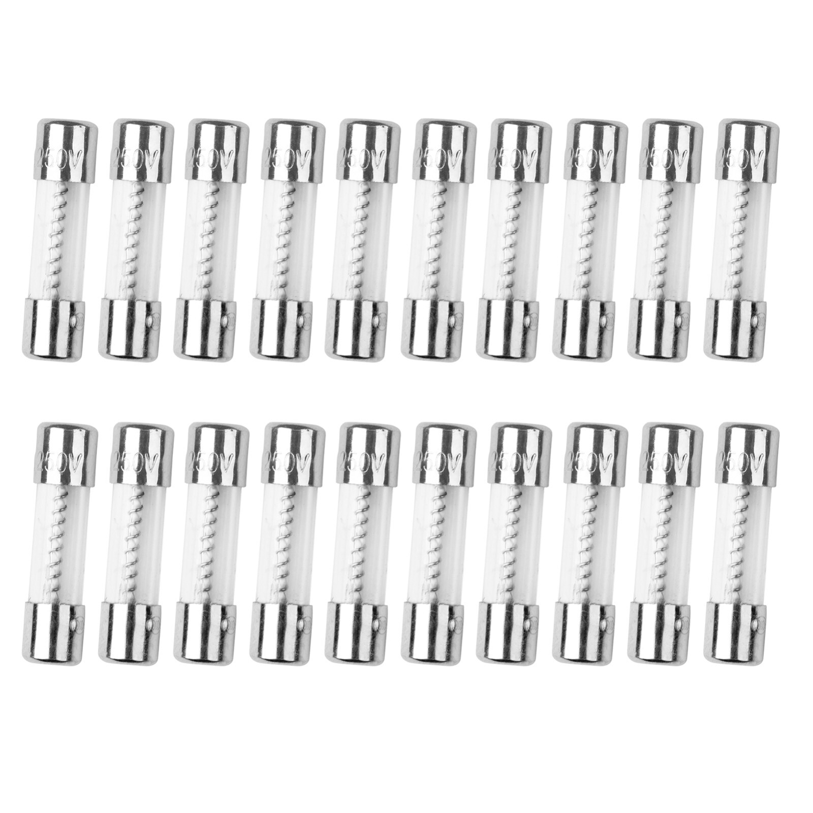 Compstudio 20Pcs T15AL250V 15A 250V SLOW Blow Fuse 5X20mm 15 Amp Time Delay Fuse