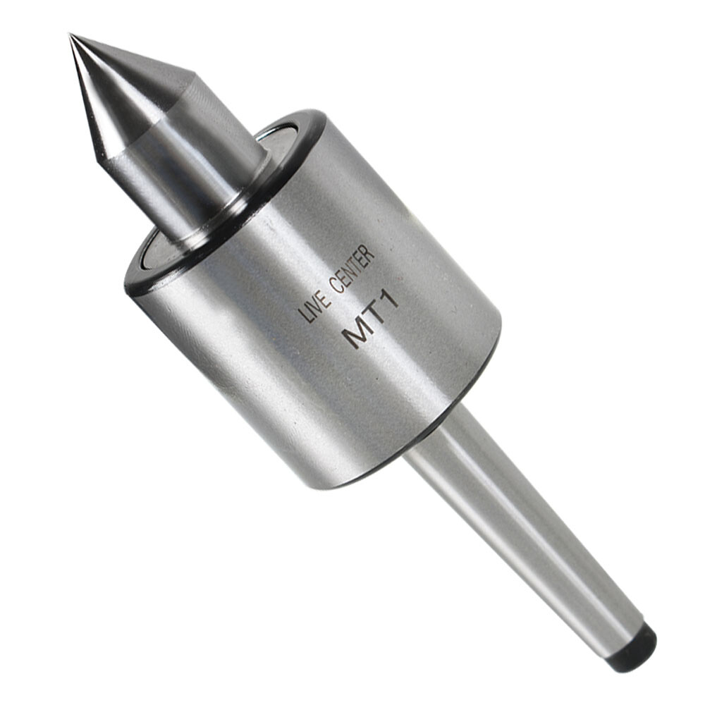 MT1 Live Center #1 Morse Taper 1MT Triple Bearing Lathe Medium Duty